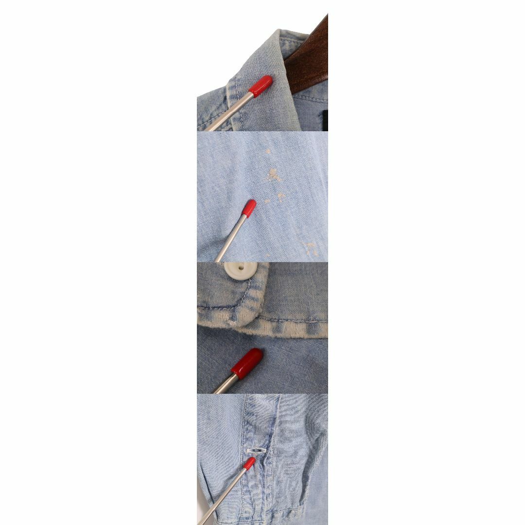 RRL(ダブルアールエル)のRRL ラルフローレン 90's シャンブレーシャツ 三ツ星タグ メンズのトップス(シャツ)の商品写真