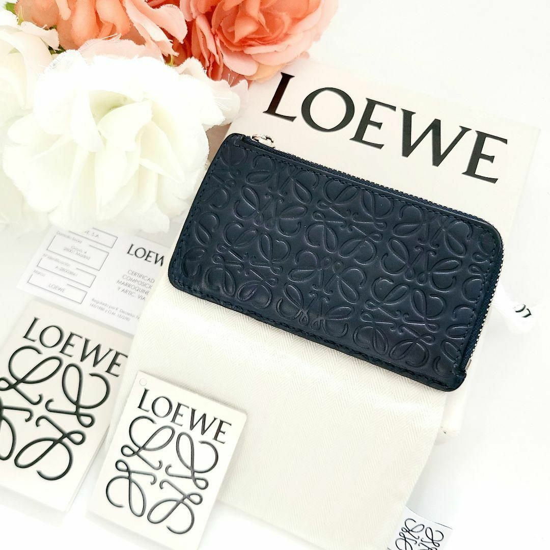 LOEWE(ロエベ)のロエベ☆★アナグラム☆ネイビー☆フラグメントケース☆コインケース レディースのファッション小物(コインケース)の商品写真