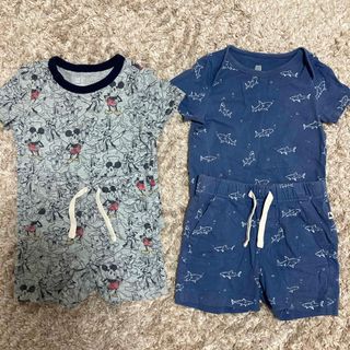 ベビーギャップ(babyGAP)の【値下げ】GAP ベビーロンパース　半ズボン(パンツ/スパッツ)