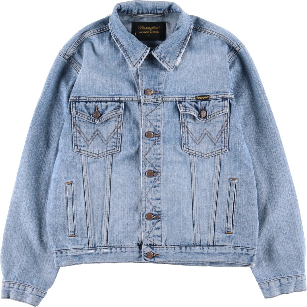 Wrangler(ラングラー)の古着 ラングラー Wrangler AUTHENTIC WESTERN デニムジャケット Gジャン メンズL /eaa435079 メンズのジャケット/アウター(Gジャン/デニムジャケット)の商品写真