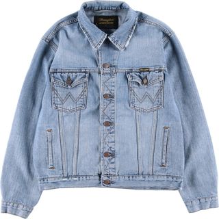 ラングラー(Wrangler)の古着 ラングラー Wrangler AUTHENTIC WESTERN デニムジャケット Gジャン メンズL /eaa435079(Gジャン/デニムジャケット)