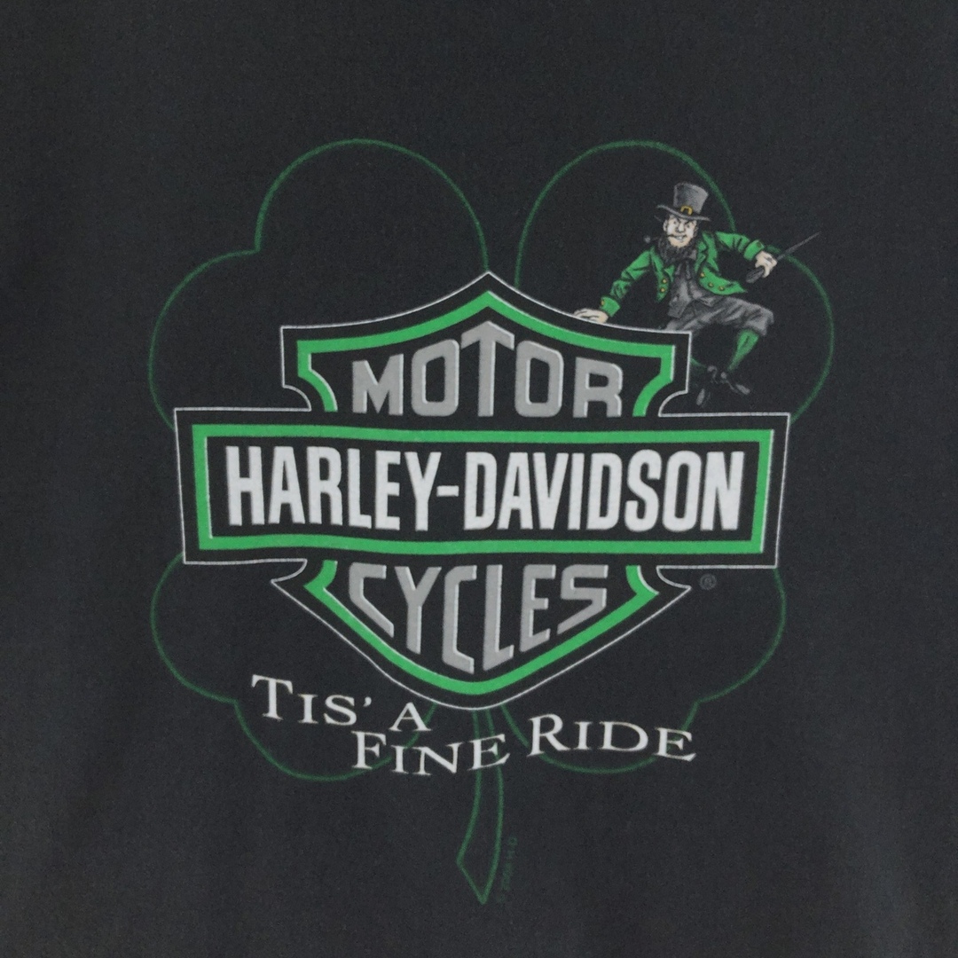 Harley Davidson(ハーレーダビッドソン)の古着 00年代 ハーレーダビッドソン Harley-Davidson HANES モーターサイクル バイクTシャツ メンズXL /eaa390140 メンズのトップス(Tシャツ/カットソー(半袖/袖なし))の商品写真