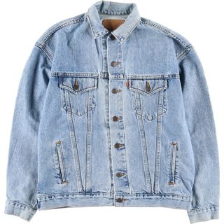 リーバイス(Levi's)の古着 90年代 リーバイス Levi's デニムジャケット Gジャン USA製 メンズL ヴィンテージ /eaa435080(Gジャン/デニムジャケット)