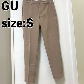 GU ジーユー デーパードアンクルパンツZ ベージュ S オフィスカジュアル