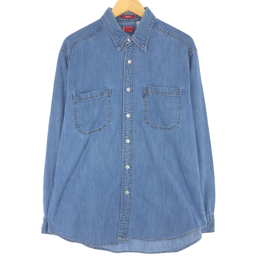 Levi's(リーバイス)の古着 リーバイス Levi's LOOSE FIT 長袖 デニムシャツ メンズS /eaa433859 メンズのトップス(シャツ)の商品写真