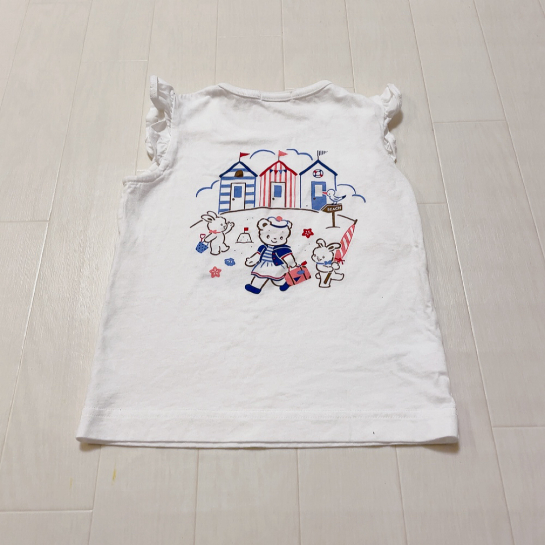 familiar(ファミリア)のfamiliar 100 ノースリーブ キッズ/ベビー/マタニティのキッズ服女の子用(90cm~)(Tシャツ/カットソー)の商品写真