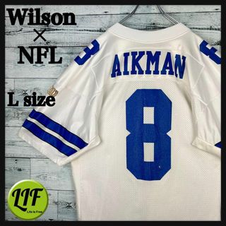 ウィルソン(wilson)のウィルソン NFL プリントチームロゴ カウボーイズ 半袖ゲームシャツ L(Tシャツ/カットソー(半袖/袖なし))