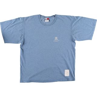 トミーヒルフィガー(TOMMY HILFIGER)の古着 90年代 トミーヒルフィガー TOMMY HILFIGER 半袖 ワンポイントロゴTシャツ USA製 メンズL ヴィンテージ /eaa436235(Tシャツ/カットソー(半袖/袖なし))