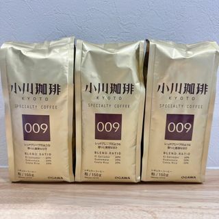 小川珈琲 スペシャルティコーヒー 009 コーヒー粉 150g 3袋セット(コーヒー)