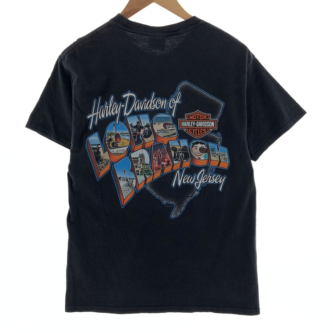 Harley Davidson(ハーレーダビッドソン)の古着 00年代 ハーレーダビッドソン Harley-Davidson HANES モーターサイクル バイクTシャツ メンズM /eaa390161 メンズのトップス(Tシャツ/カットソー(半袖/袖なし))の商品写真