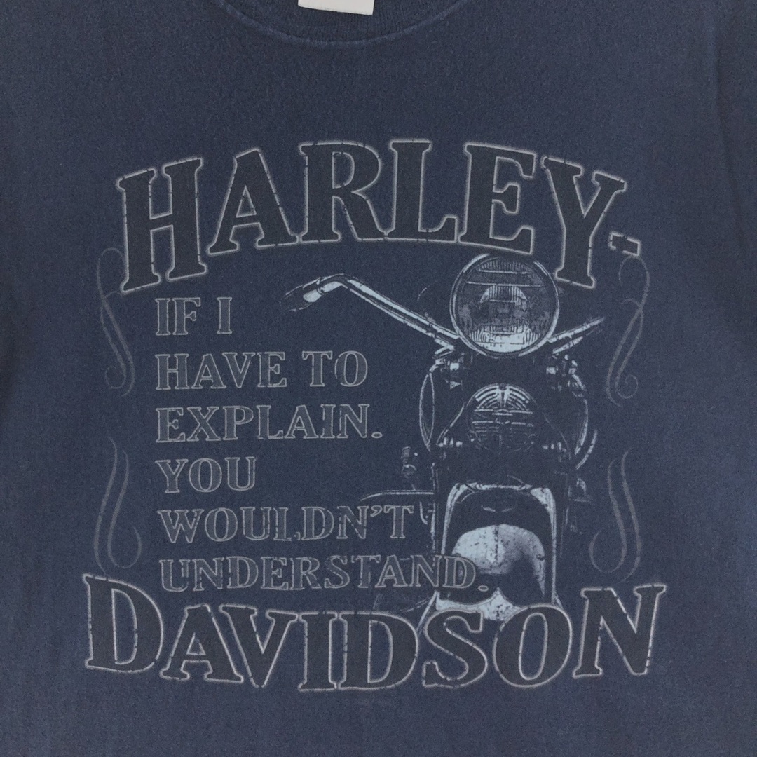 Harley Davidson(ハーレーダビッドソン)の古着 00年代 ハーレーダビッドソン Harley-Davidson HANES モーターサイクル バイクTシャツ USA製 メンズXL /eaa390163 メンズのトップス(Tシャツ/カットソー(半袖/袖なし))の商品写真
