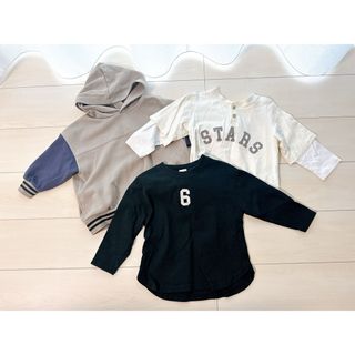 プティマイン(petit main)のトップス 100cm 3枚set(Tシャツ/カットソー)