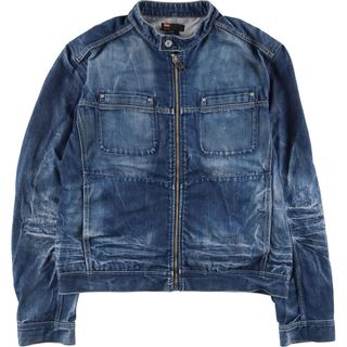 ディーゼル(DIESEL)の古着 ディーゼル DIESEL ライダース デニムジャケット Gジャン メンズXXL ヴィンテージ /eaa435058(Gジャン/デニムジャケット)