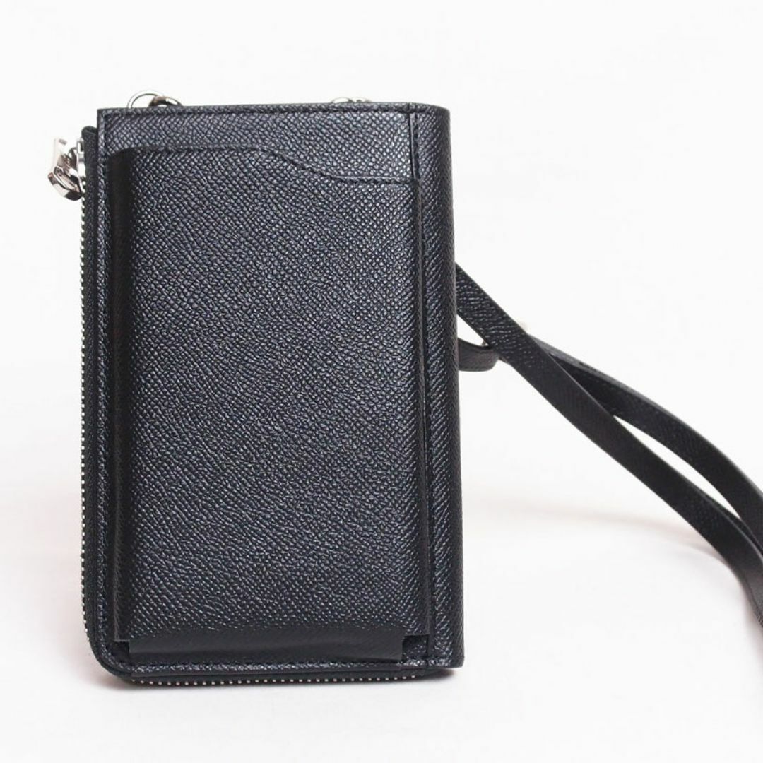 新品 SONNE スマホショルダーバッグ レザー CLAUDIO ブラック 新品 SONNE スマホショルダーバッグ レザー CLAUDIO ブラック