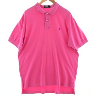 ラルフローレン(Ralph Lauren)の古着 ラルフローレン Ralph Lauren POLO by Ralph Lauren 半袖 ポロシャツ USA製 メンズXL /eaa381239(ポロシャツ)