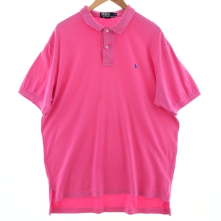 ラルフローレン(Ralph Lauren)の古着 ラルフローレン Ralph Lauren POLO by Ralph Lauren 半袖 ポロシャツ USA製 メンズXL /eaa381239(ポロシャツ)