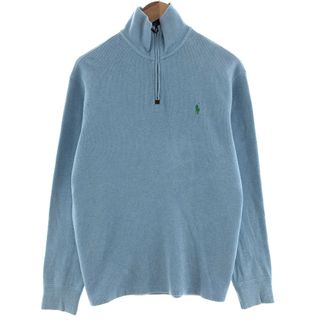 ラルフローレン(Ralph Lauren)の古着 ラルフローレン Ralph Lauren POLO RALPH LAUREN コットンニットハーフジップセーター メンズS /eaa382939(ニット/セーター)