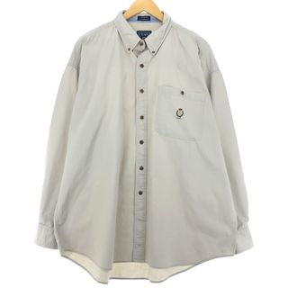 ラルフローレン(Ralph Lauren)の古着 80年代 ラルフローレン Ralph Lauren CHAPS チャップス 長袖 ボタンダウンシャツ メンズXL ヴィンテージ /eaa425232(シャツ)