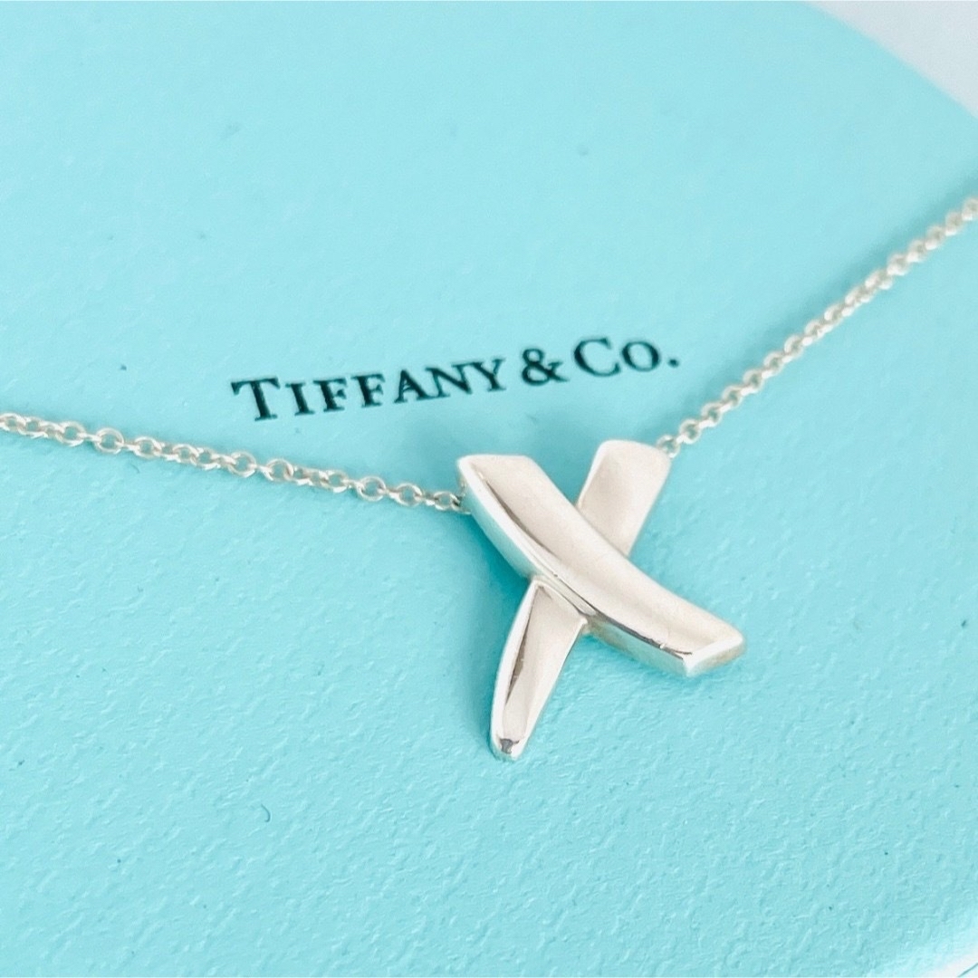 Tiffany & Co.(ティファニー)の極美品☆ティファニー パロマピカソ キス スターリング シルバーネックレス 人気 レディースのアクセサリー(ネックレス)の商品写真