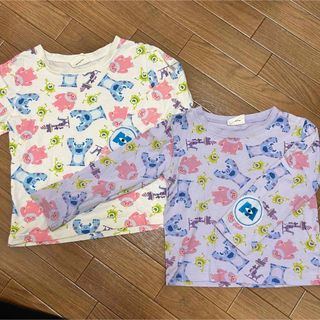 【リンクコーデ】モンスターズインク キッズロンT 100 & 110(Tシャツ/カットソー)