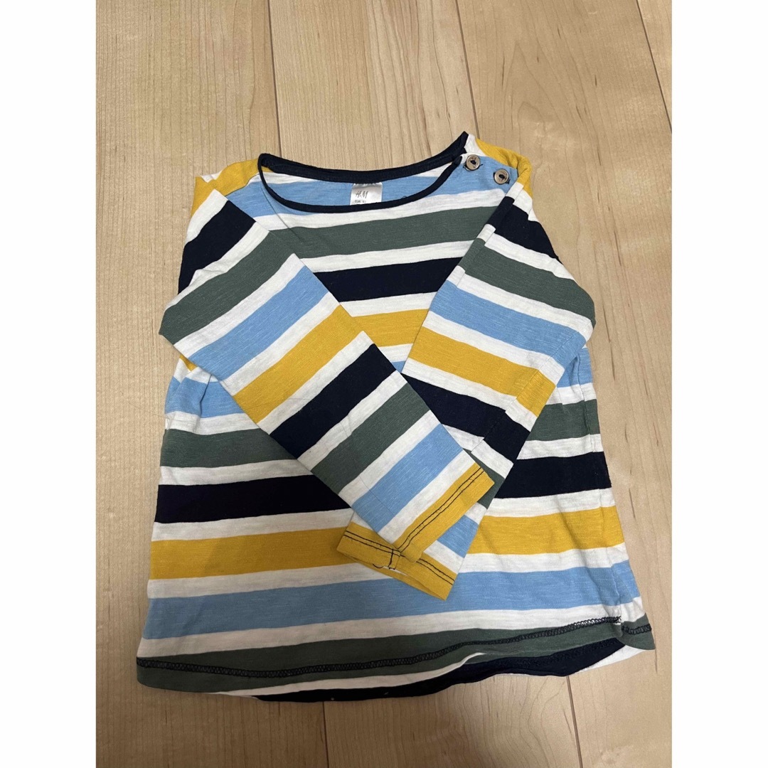 H&M(エイチアンドエム)のH&M ９０　９２　ロンT 長袖Tシャツ　まとめ キッズ/ベビー/マタニティのキッズ服男の子用(90cm~)(Tシャツ/カットソー)の商品写真