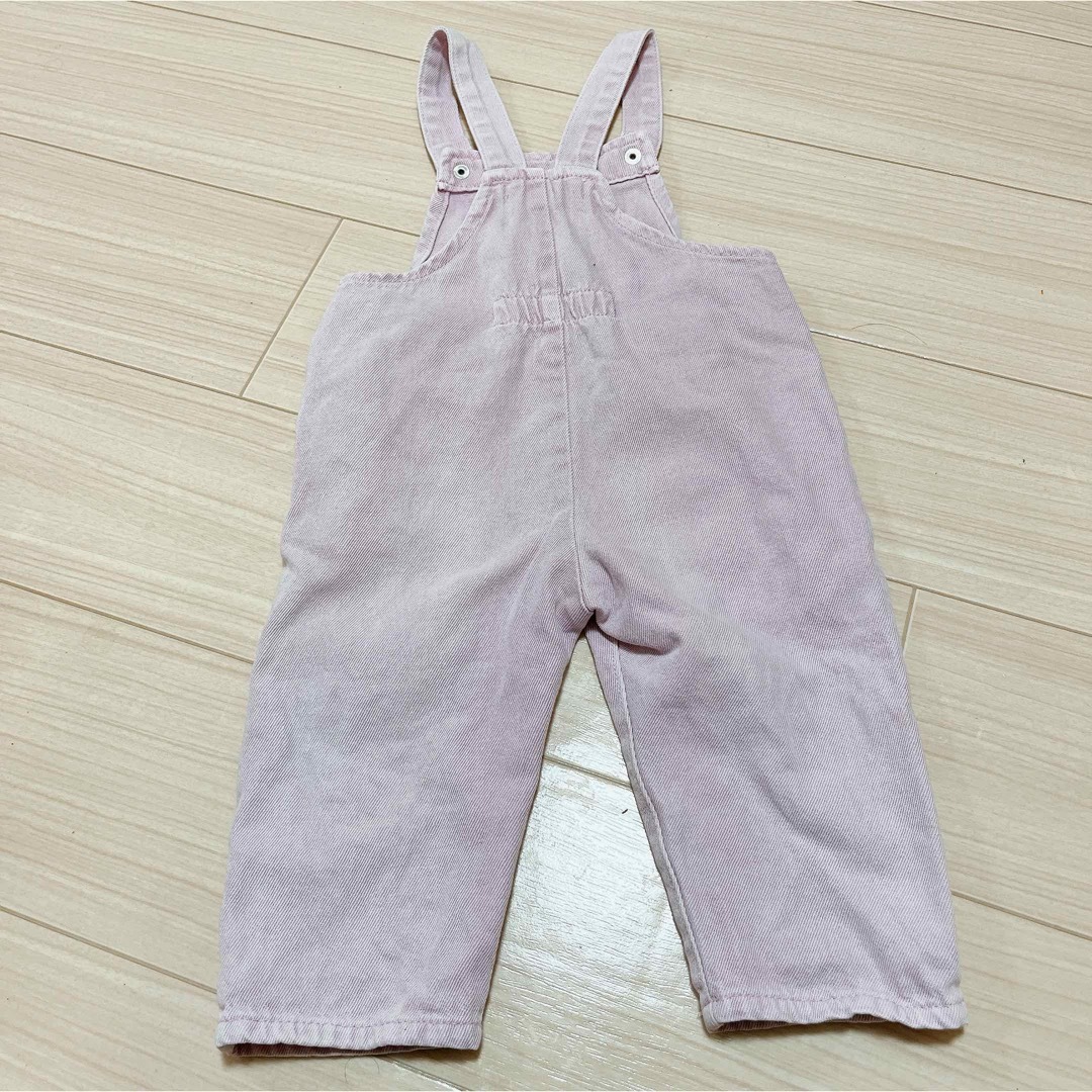 ZARA KIDS - zarababy ピンクデニムオーバーオール 86cmの通販