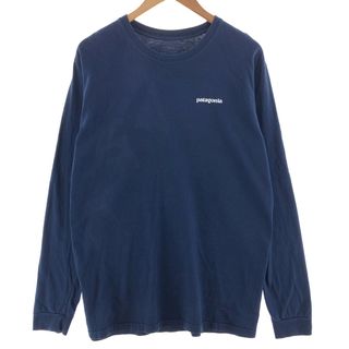 パタゴニア(patagonia)の古着 パタゴニア Patagonia バックプリント ロングTシャツ ロンT メンズL /eaa382691(Tシャツ/カットソー(半袖/袖なし))