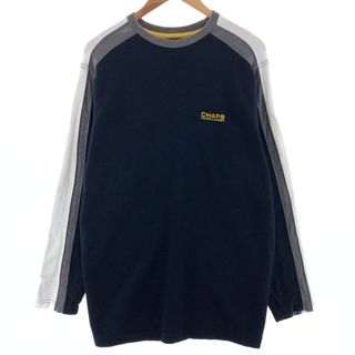 ラルフローレン(Ralph Lauren)の古着 90年代 ラルフローレン Ralph Lauren CHAPS チャップス ロングTシャツ ロンT メンズM ヴィンテージ /eaa382717(Tシャツ/カットソー(半袖/袖なし))