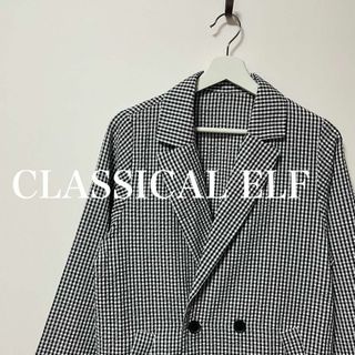 Classical Elf. - CLASSICAL ELF  クラシカルエルフ　ギンガムチェック　ジャケット