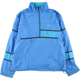 ナイキ(NIKE)の古着 90年代 ナイキ NIKE 銀タグ ハーフジップ ウォームアッププルオーバー メンズL ヴィンテージ /eaa435998(ナイロンジャケット)