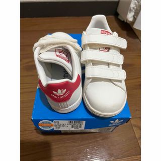 adidas - adidas スタンスミス　kidsピンクスニーカー15センチ