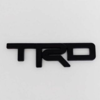 トヨタ - TRD 3D 金属エンブレム 　ブラック