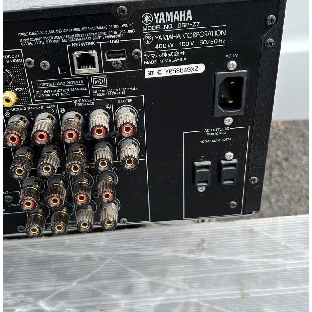 ヤマハ(ヤマハ)のYAMAHA DSP-Z7 スマホ/家電/カメラのオーディオ機器(アンプ)の商品写真