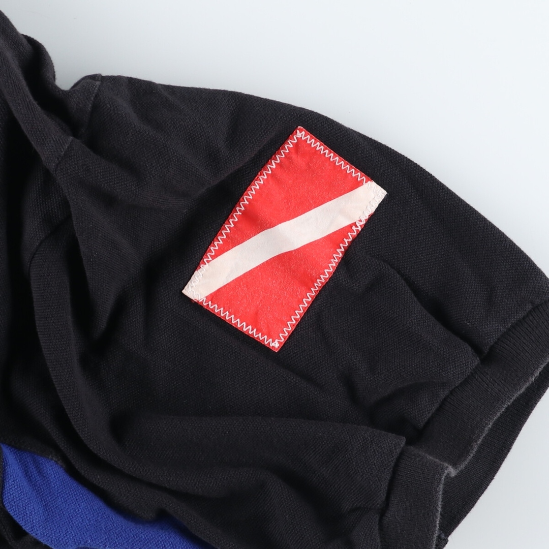 NAUTICA(ノーティカ)の古着 90年代 ノーティカ NAUTICA ハーフジップ 半袖 ロゴTシャツ メンズXXL ヴィンテージ /eaa436240 メンズのトップス(Tシャツ/カットソー(半袖/袖なし))の商品写真