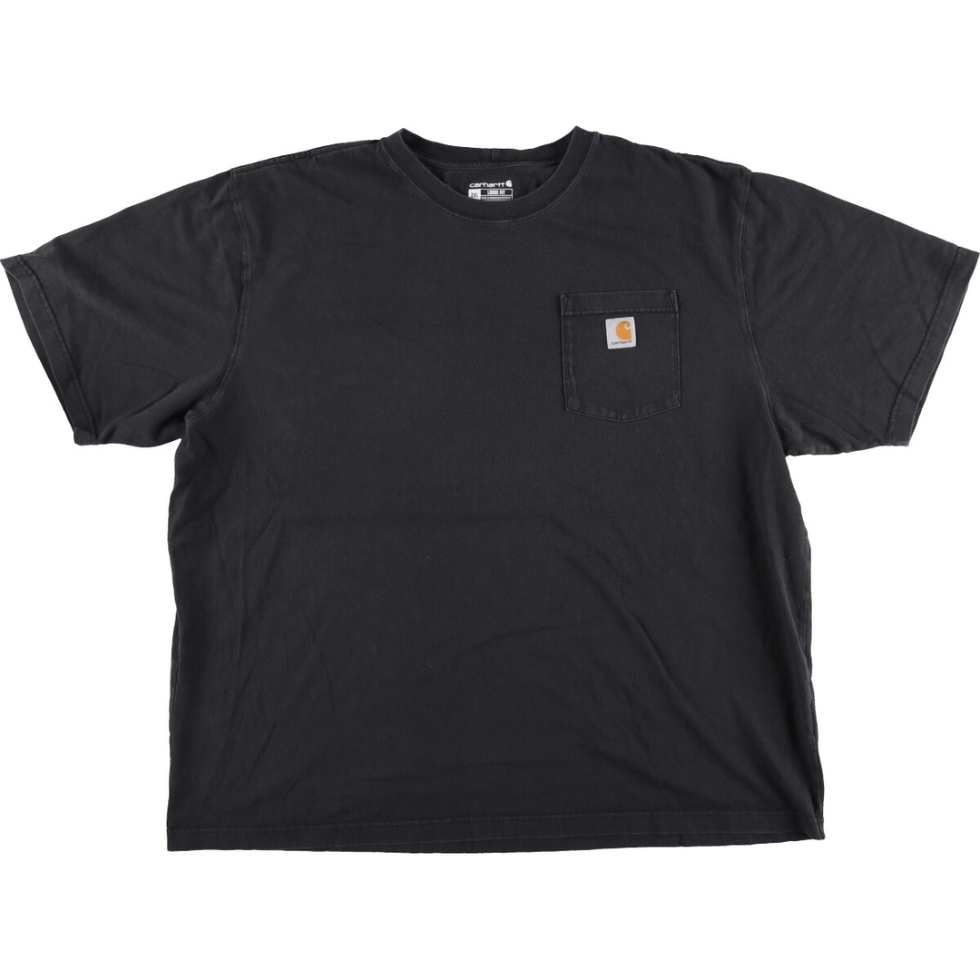 carhartt(カーハート)の古着 カーハート Carhartt Loose Fit 半袖 ワンポイントロゴポケットTシャツ メンズXXL /eaa436241 メンズのトップス(Tシャツ/カットソー(半袖/袖なし))の商品写真