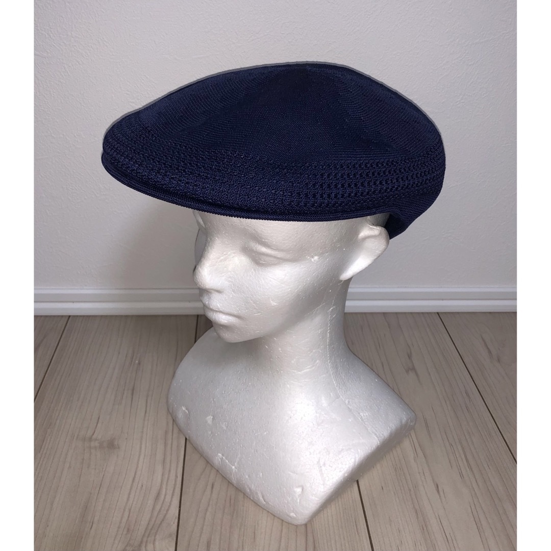 KANGOL(カンゴール)のXL 美品 KANGOL トロピック ハンチングキャップ ベレー帽 ネイビー 紺 メンズの帽子(ハンチング/ベレー帽)の商品写真