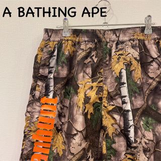 A BATHING APE FOREST CAMO SHORTS ショートパンツ