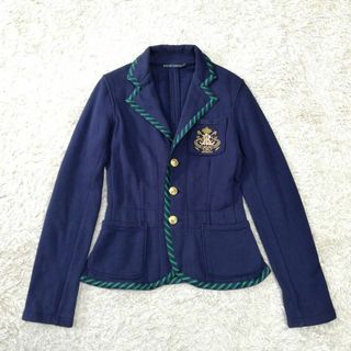 Ralph Lauren - RALPH LAUREN　ラルフローレン　紺ブレザー　テーラードジャケット　刺繍