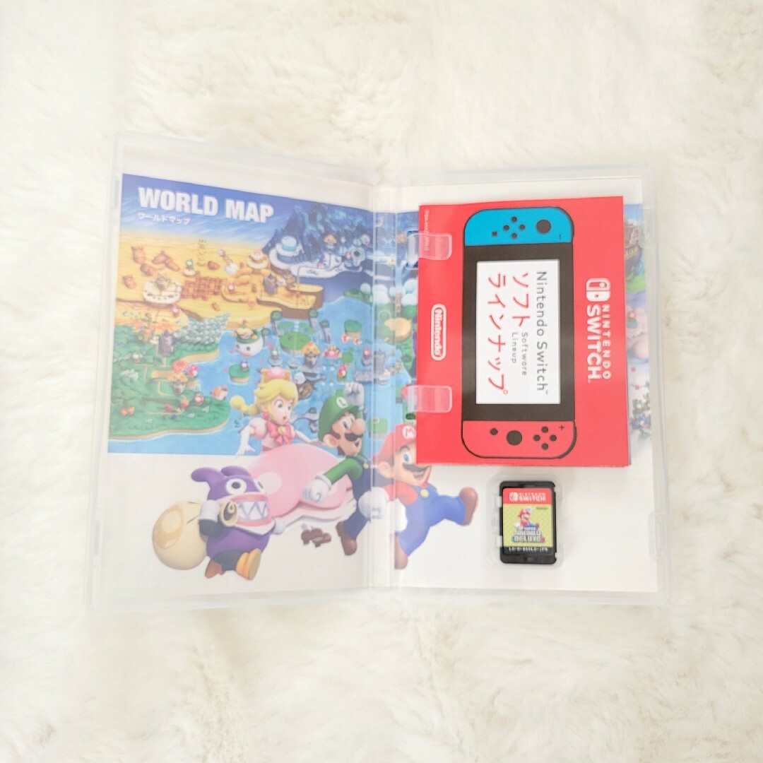 Nintendo Switch(ニンテンドースイッチ)のNew スーパーマリオブラザーズ U デラックス エンタメ/ホビーのゲームソフト/ゲーム機本体(家庭用ゲームソフト)の商品写真