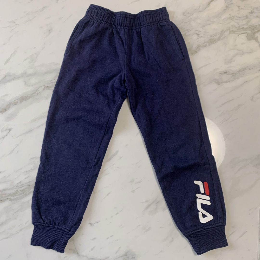 FILA(フィラ)のFILA フィラ スウェット上下 パーカー 110cm ネイビー 裏起毛 キッズ/ベビー/マタニティのキッズ服男の子用(90cm~)(ジャケット/上着)の商品写真