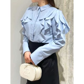 セルフォード(CELFORD)の【HANAE MORI×CELFORDコラボ】ラッフルボリュームシャツ(シャツ/ブラウス(長袖/七分))