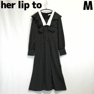 ハーリップトゥ(Her lip to)のHerlipto Costes Midi Dress 長袖ワンピース ミディ丈(ロングワンピース/マキシワンピース)