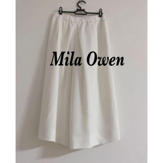 Mila Owen ミラオーウェン スカート見えフレアワイドパンツ 美品