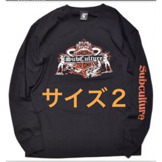 【SC Subculture】ロングスリーブＴシャツ ブラック２(Tシャツ/カットソー(七分/長袖))