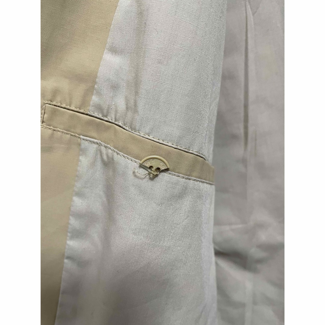 Yves Saint Laurent(イヴサンローラン)の【最安値】イブサンローラン⭐︎YSL⭐︎スイングトップ⭐︎ベージュ メンズのジャケット/アウター(ブルゾン)の商品写真