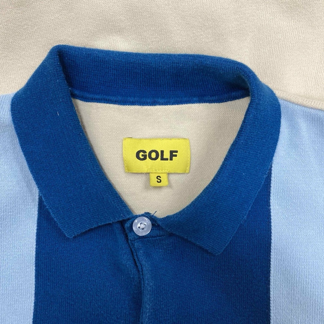 A BATHING APE(アベイシングエイプ)の良品　GOLF WANG ゴルフワン　サマーニット　半袖シャツ　S APE メンズのトップス(シャツ)の商品写真