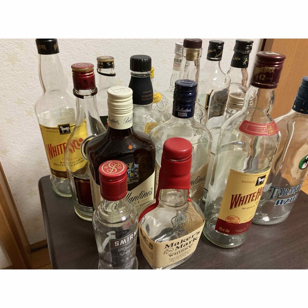 お酒　空瓶 食品/飲料/酒の酒(ウイスキー)の商品写真