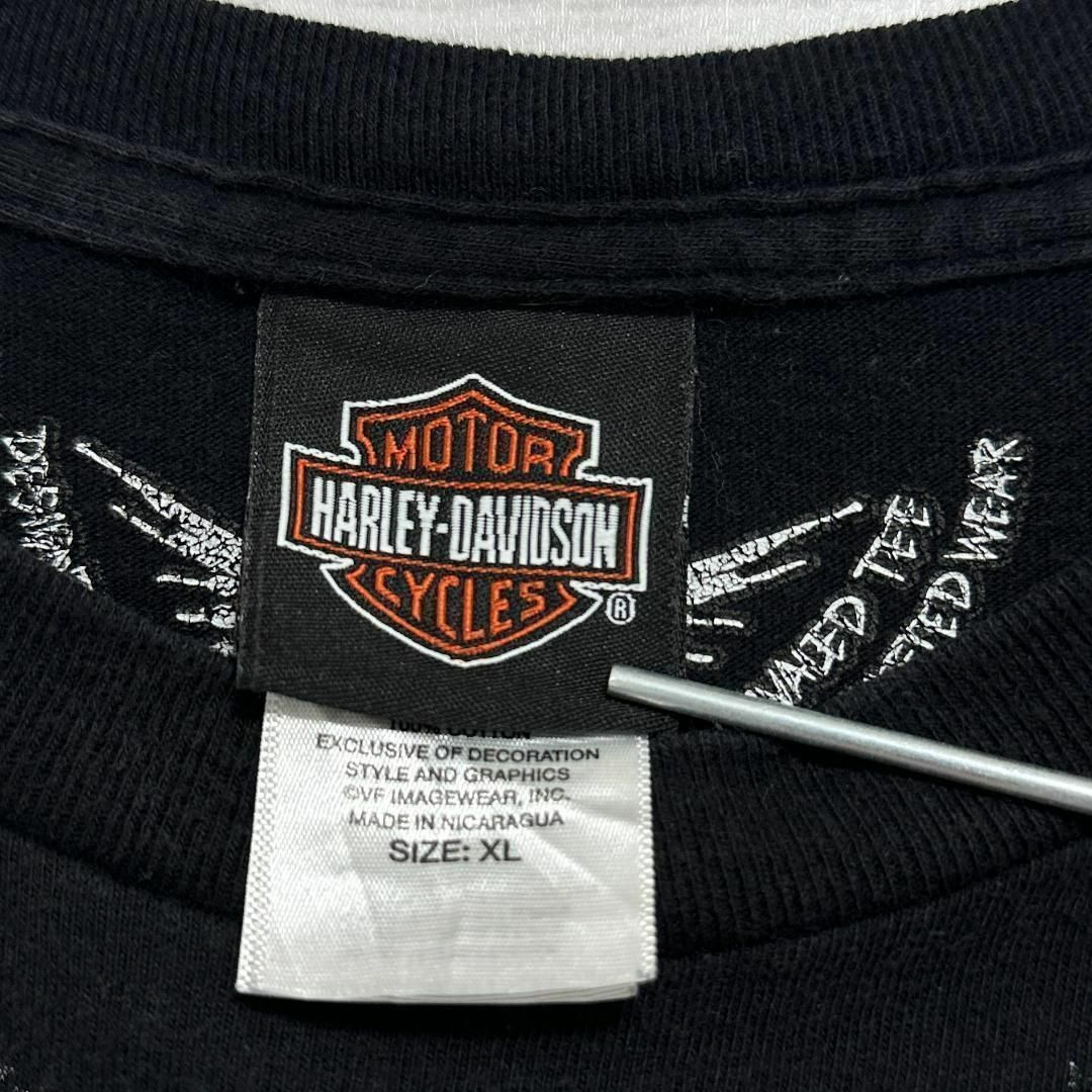 Harley Davidson(ハーレーダビッドソン)の24L ハーレーダビッドソン 半袖Tシャツ ナンバーワンロゴ イーグルプリント メンズのトップス(Tシャツ/カットソー(半袖/袖なし))の商品写真
