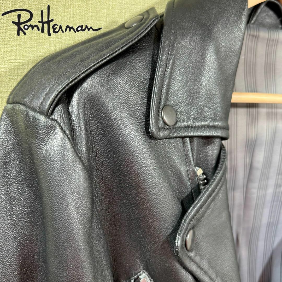 Ron Herman(ロンハーマン)のロンハーマン｜ライダースジャケット｜ヴィンテージ｜サイズ:L相当｜sample品 メンズのジャケット/アウター(ライダースジャケット)の商品写真
