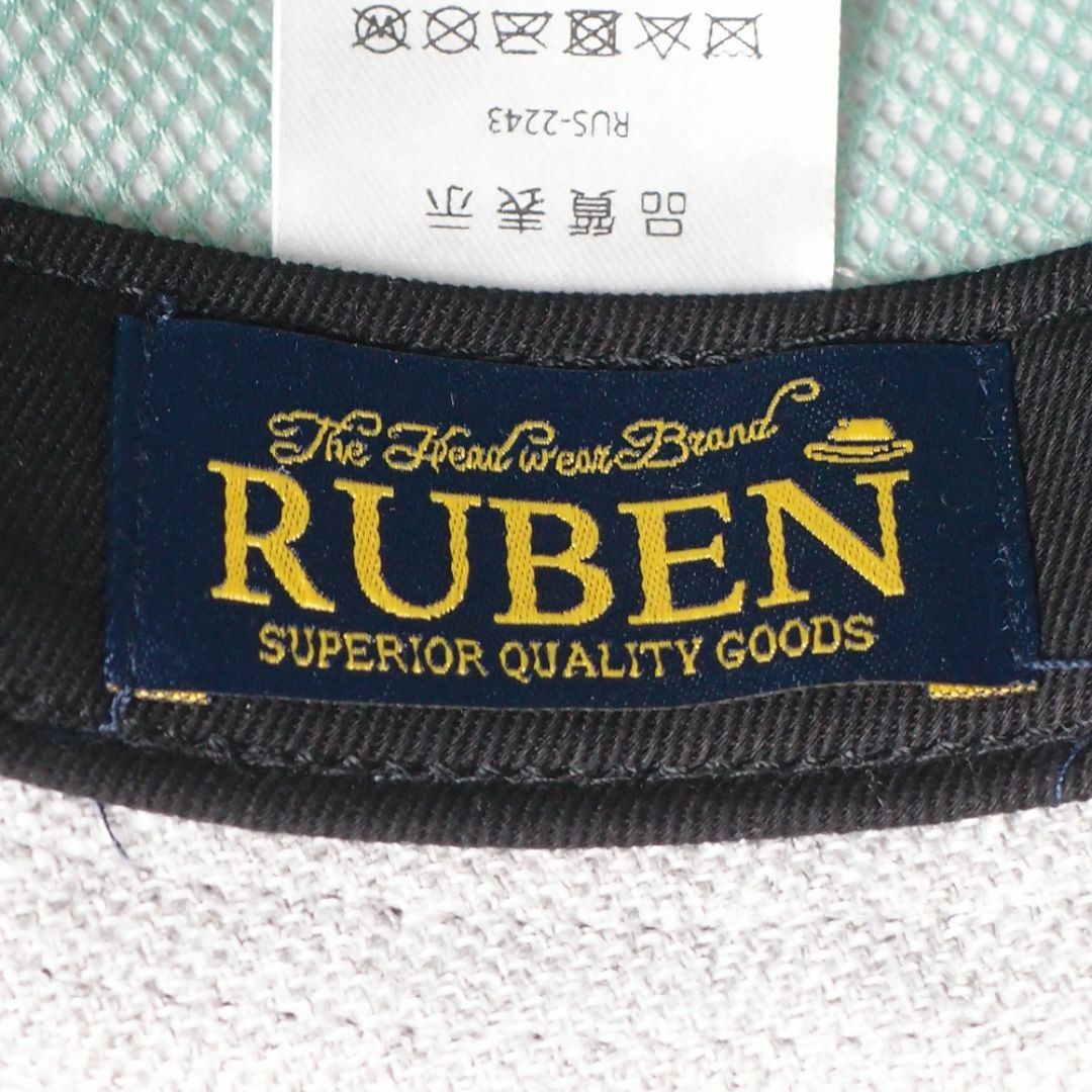 Ruben(ルーベン)の新品 RUBEN ルーベン リネン 杢ポークパイハット フリーサイズ グレー メンズの帽子(ハット)の商品写真